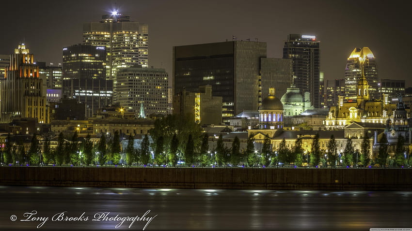 Old Montreal At Night Ultra Backgrounds for U TV : & UltraWide & Laptop : Tablet : Smartphone HD wallpaper