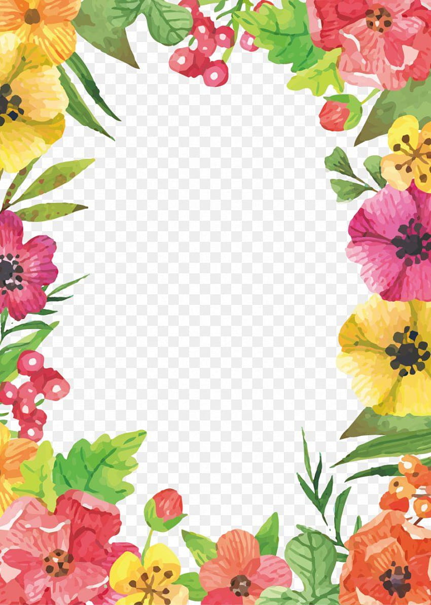 Flower Png & Flower .png Transparent, flower border HD phone wallpaper |  Pxfuel