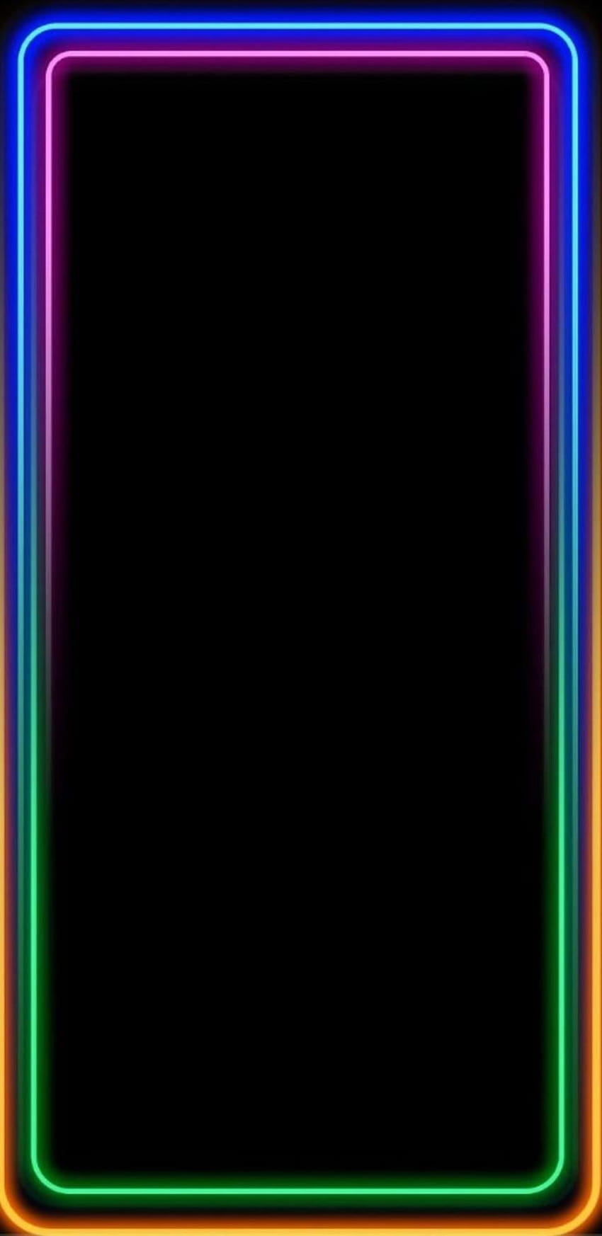 Neonowa, oświetlająca ramka iphone 10 Tapeta na telefon HD