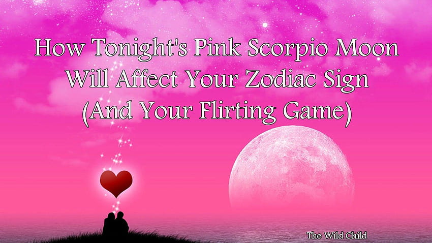 How Tonight's Pink Scorpio Moon Will Affect Your Zodiac Sign, pink moon 2018 HD wallpaper