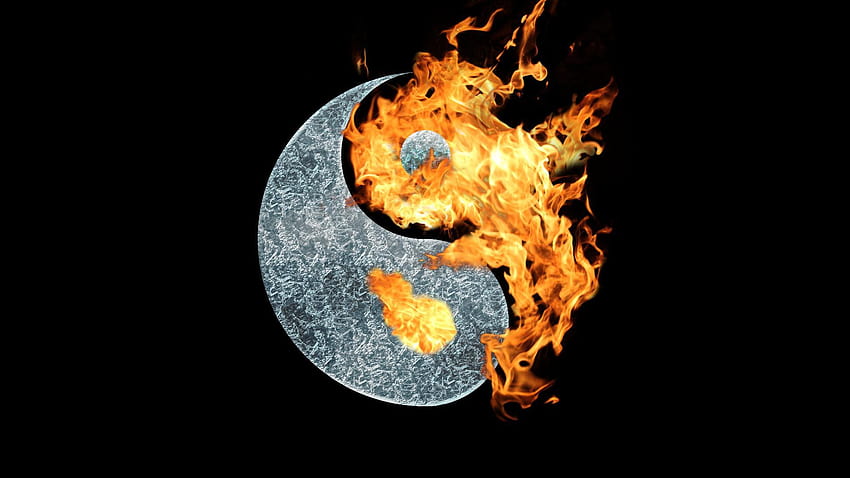 Yin Yang is a philosophical concept expressing the dualism of HD wallpaper