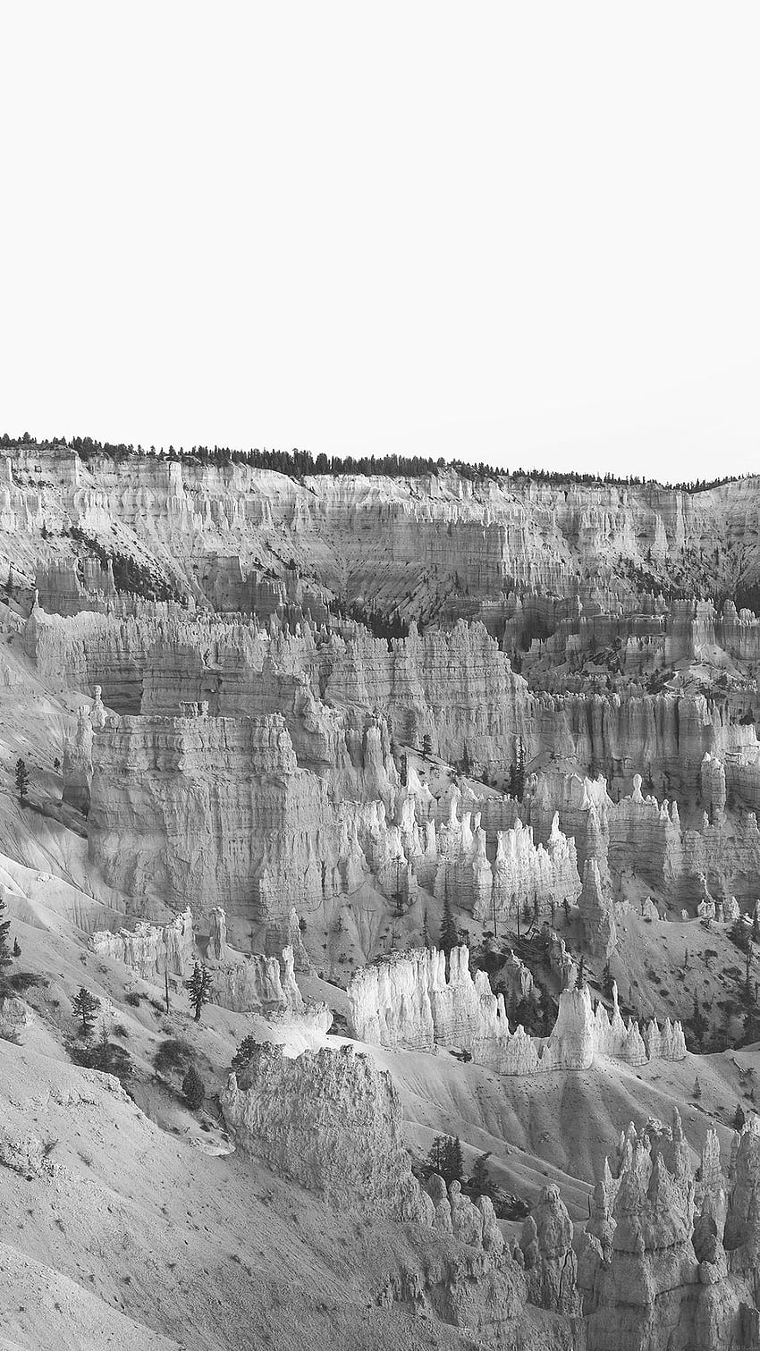 Grand Canyon Creek Nature Desert Scene Bw Android, naturalne sceny android Tapeta na telefon HD