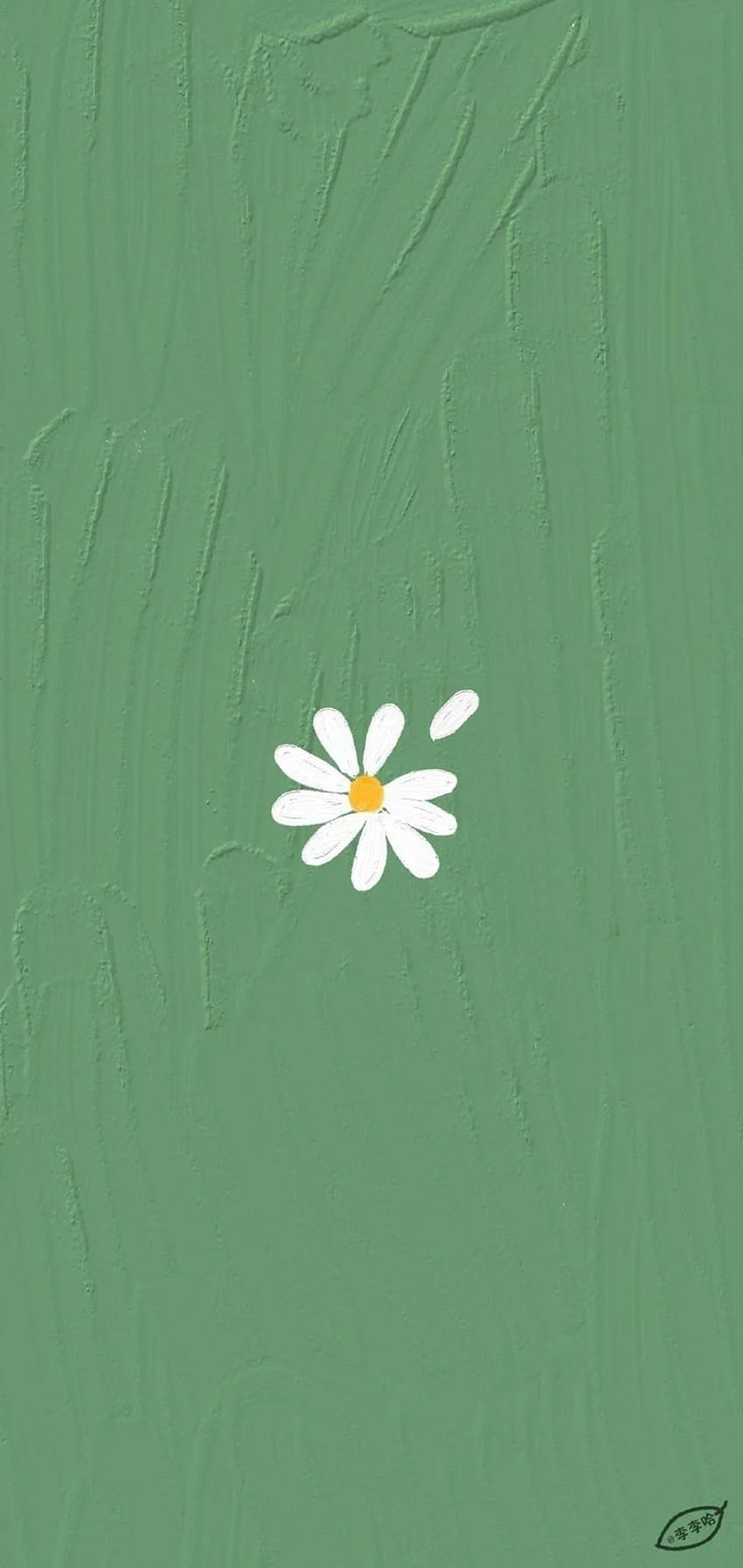 Urocza zielona estetyka wysłana przez Christophera Sellersa, estetyczna zieleń iPada Tapeta na telefon HD