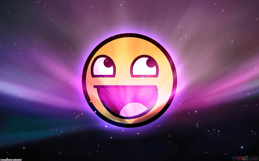 Smiley face in space 17578 Open, space emojis HD wallpaper