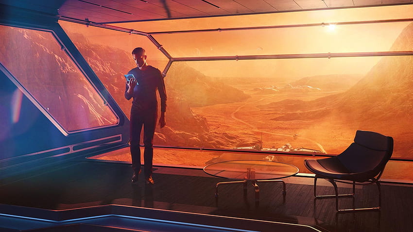 Mars colony by Lockheed Martin, space colonization HD wallpaper