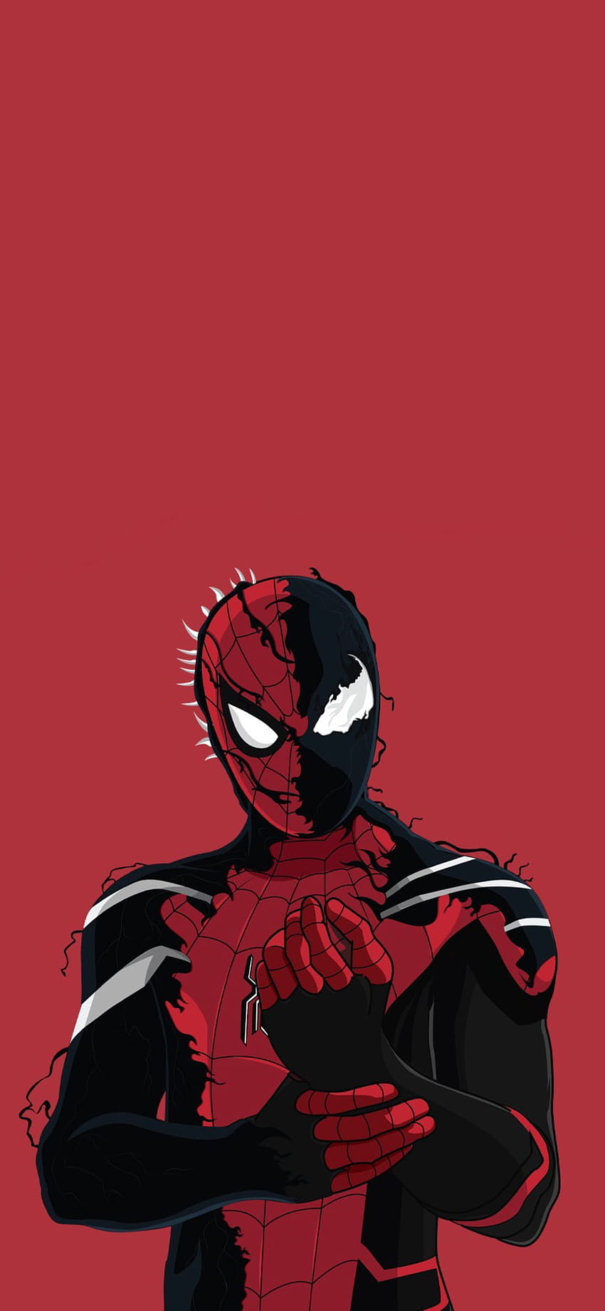 Grafika wektorowa Spidermana mojego autorstwa, wektor Tapeta na telefon HD