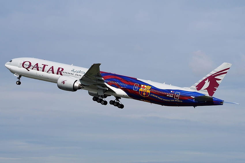 Qatar Airways Boeing 777 HD wallpaper