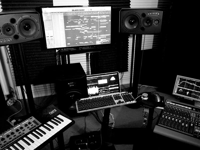 Music Studio, music room HD wallpaper