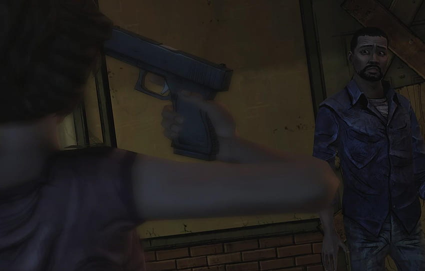 pistol, The Walking Dead, Telltale Games, Lee Everett HD wallpaper