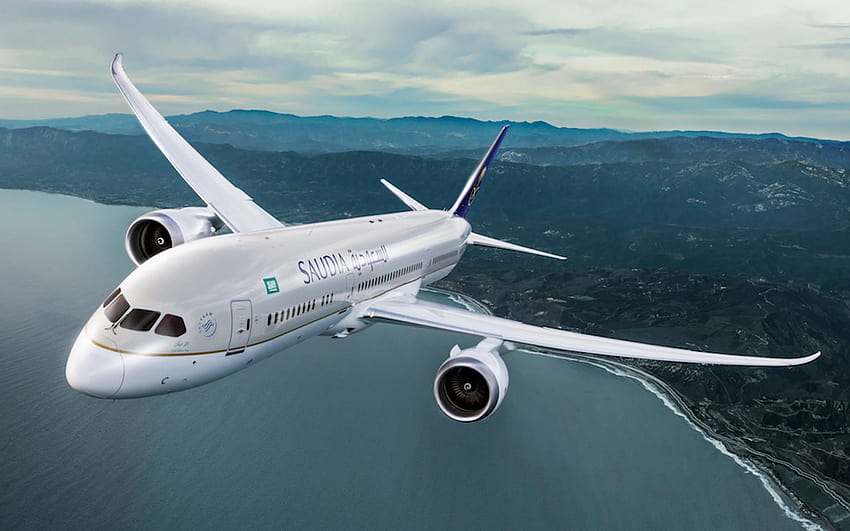 CEO says Saudi flag carrier to return to profitability by 2024, saudi arabia airplane HD wallpaper