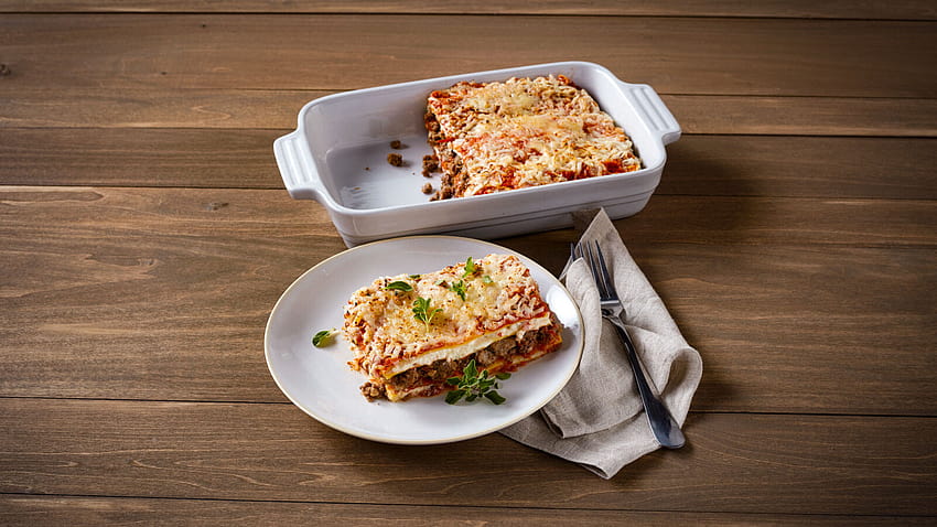 Meat Lasagna, lasagne HD wallpaper