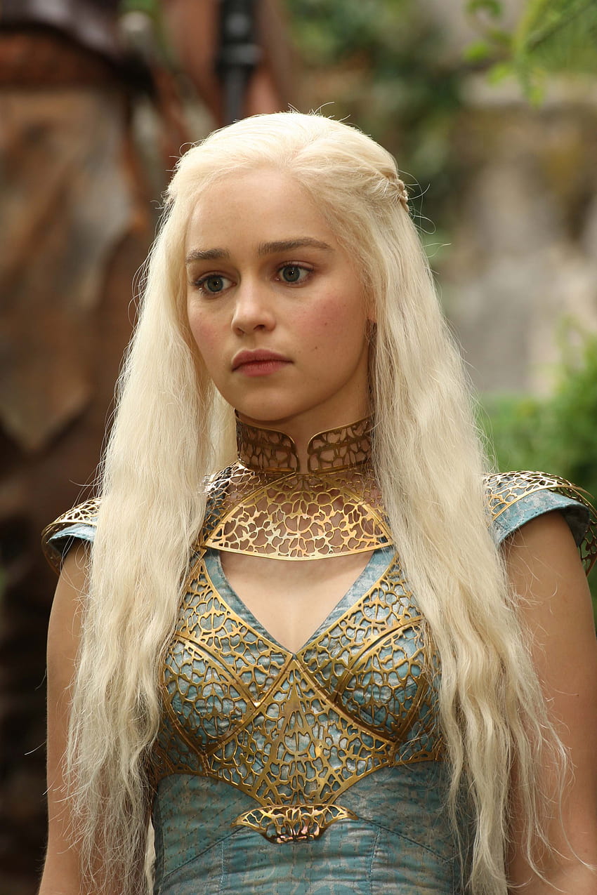 Daenerys Targaryen Gra o tron, daenerys targaryen portret androida Tapeta na telefon HD