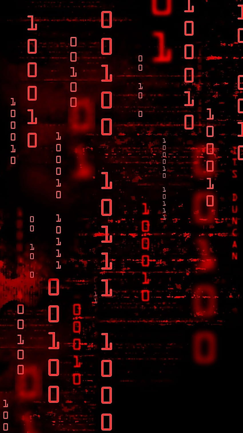 Hacker rouge, hack mobile anime Fond d'écran de téléphone HD