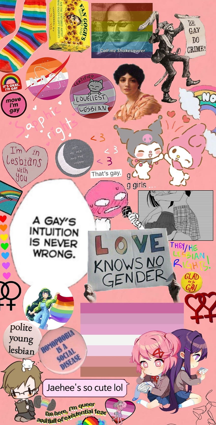 Pin on ♡, gay anime girl HD phone wallpaper
