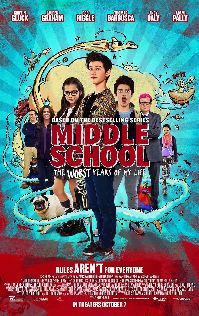 Middle School: The Worst Years of My Life, school films HD phone wallpaper