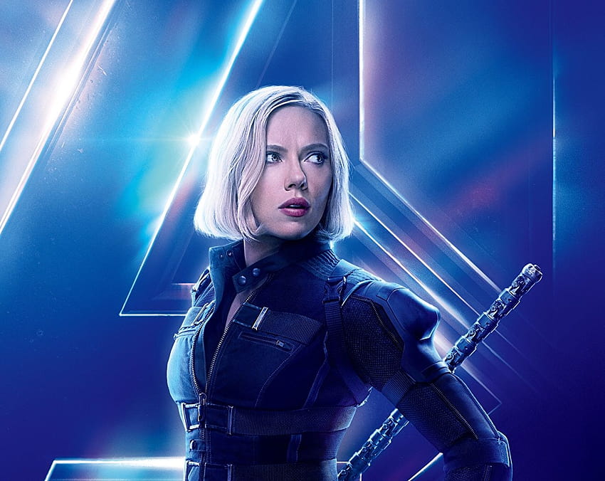 Avengers: Infinity War Scarlett Johansson jovem, mulheres vingadoras papel de parede HD