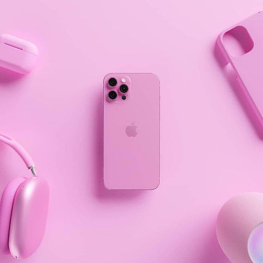 The pink iPhone 13 is real, but I liked the fan art better than Apple's version HD phone wallpaper