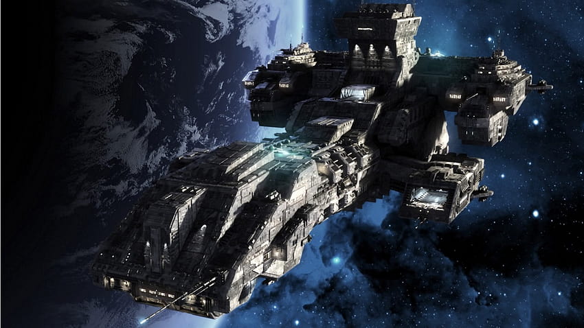 Future Spaceships Stargate Spaceships [1366x768] para su, móvil y tableta fondo de pantalla