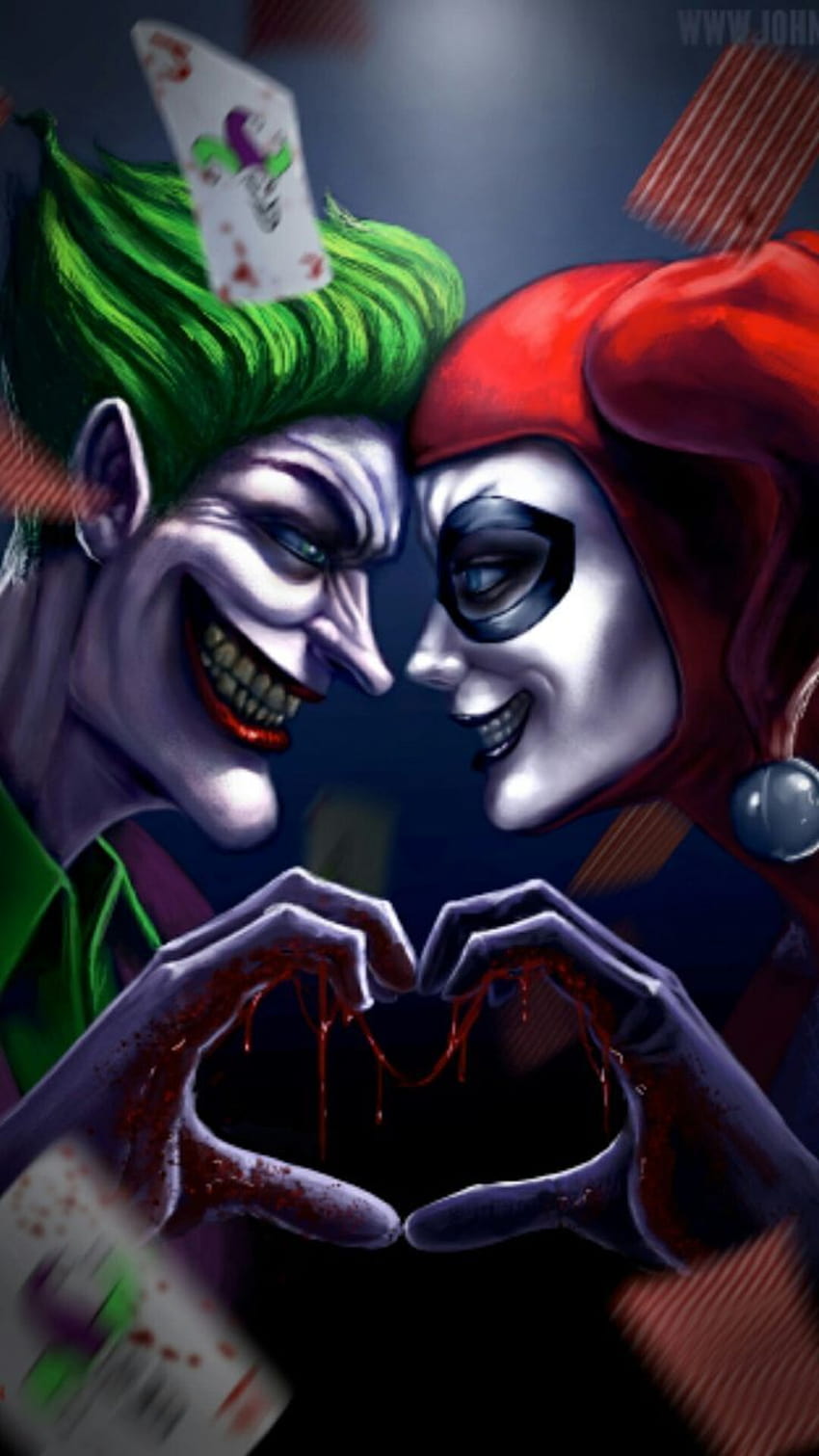 Anime Harley Quinn and Joker, joker anime HD phone wallpaper | Pxfuel