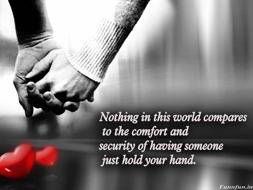 Romantic Quotes About Holding Hands Quotesgram Boy And A Girl Holding