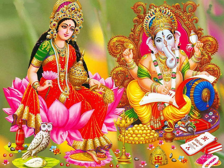 Goddess Laxmi , Laxmi Devi , Mata Laxmi HD wallpaper
