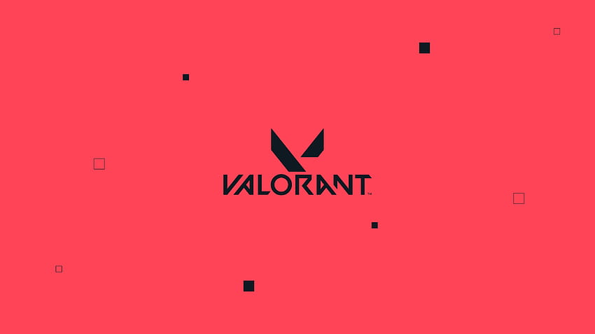 Valorant Logo Red , Jeux, Arrière-plans Fond d'écran HD