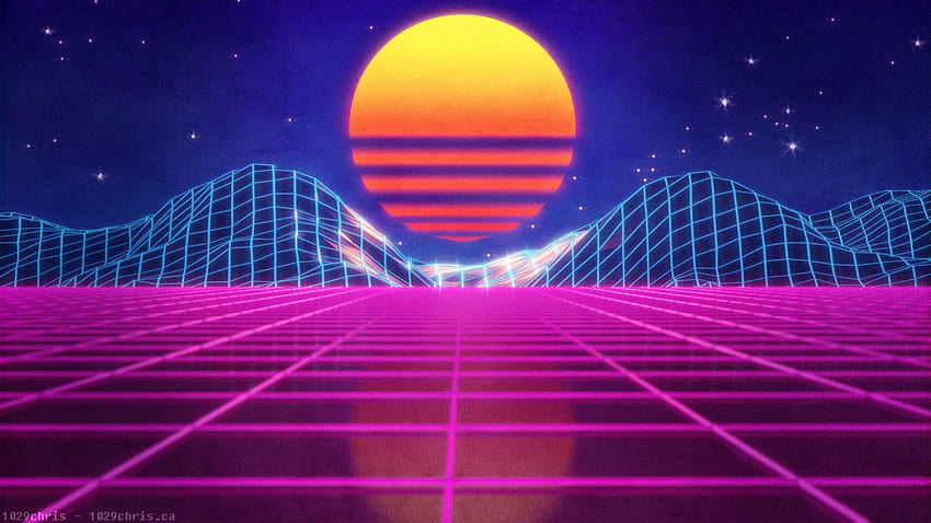 Download wallpaper 938x1668 retrowave, art, retro, synthwave, sun, relief,  grid iphone 8/7/6s/6 for parallax hd background