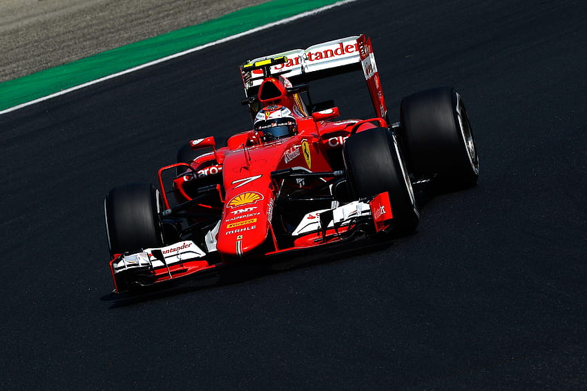 HiRes 2015 Węgierski F1 GP, Kimi Raikkonen Ferrari Tapeta HD