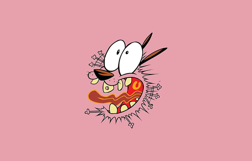 emotions, fear, fright, cartoon, Courage the cowardly dog, Courage, courage the cowardly dog pc HD wallpaper