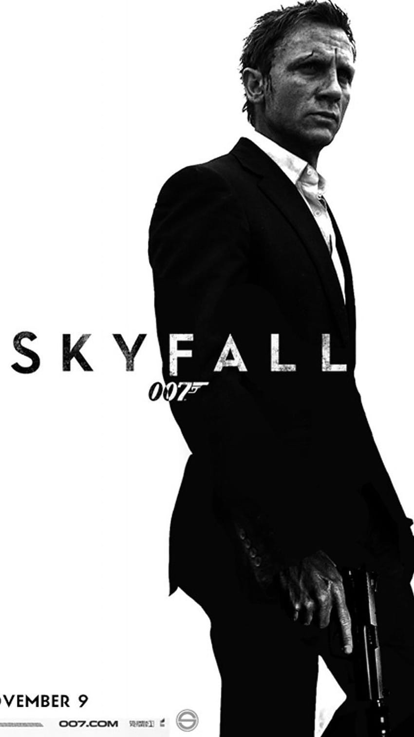 Garnitur James Bond Daniel Craig Skyfall Spy, James Bond Mobile Tapeta na telefon HD