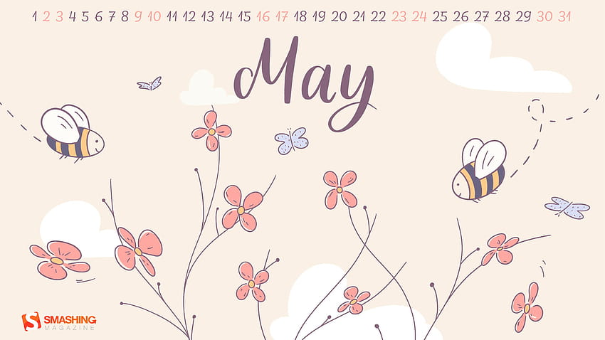 Brighten Up Someone's May, 19 days computer HD wallpaper