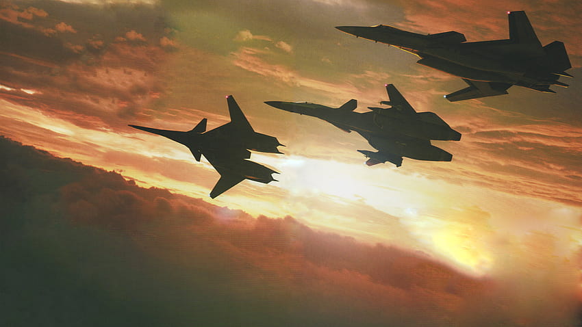 Einige Ace Combat, Luftkampf HD-Hintergrundbild