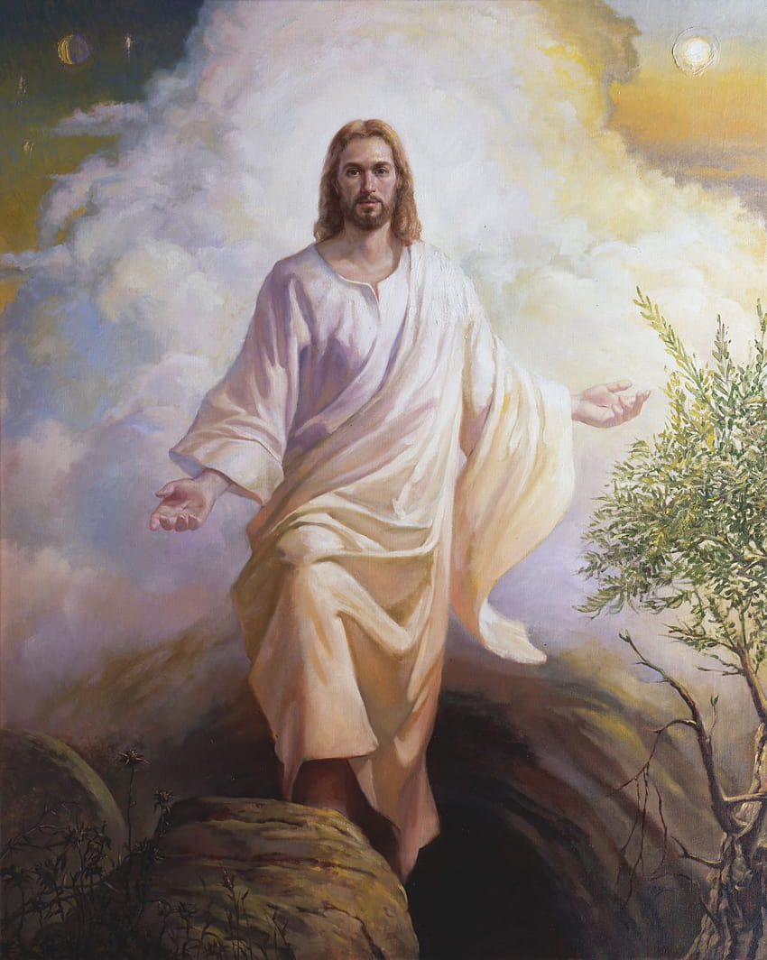 Der auferstandene Christus, Jesus ist Ostern auferstanden HD-Handy-Hintergrundbild