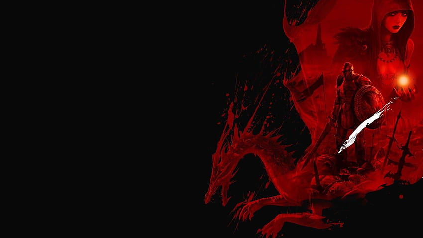 7 Blood Red, halloween dragon HD wallpaper