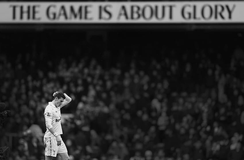Tottenham Hotspur, memacu latar belakang gelap Wallpaper HD