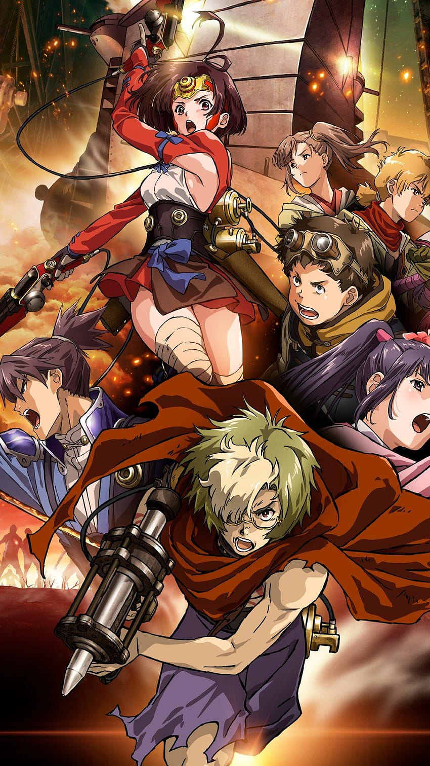 Kabaneri of the Iron Fortress smartphone, kabaneri the iron fortress mobile HD phone wallpaper