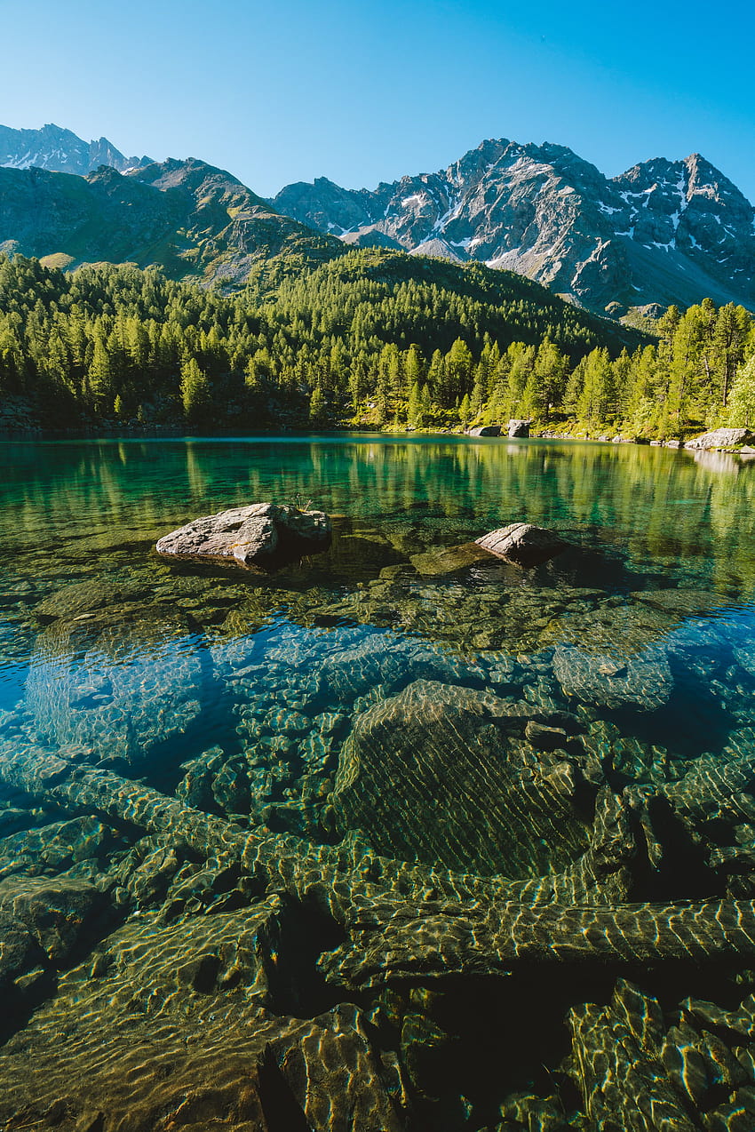 Switzerland, lago di saoseo HD phone wallpaper