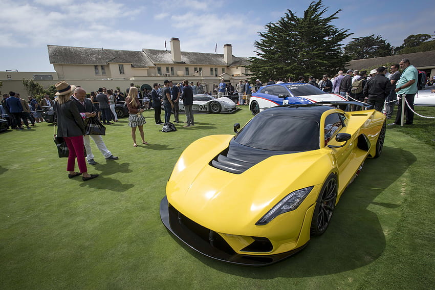 Le case automobilistiche di lusso, da Bugatti a Pagani, presentano nuove auto al Pebble, concept karma sc1 vision Sfondo HD