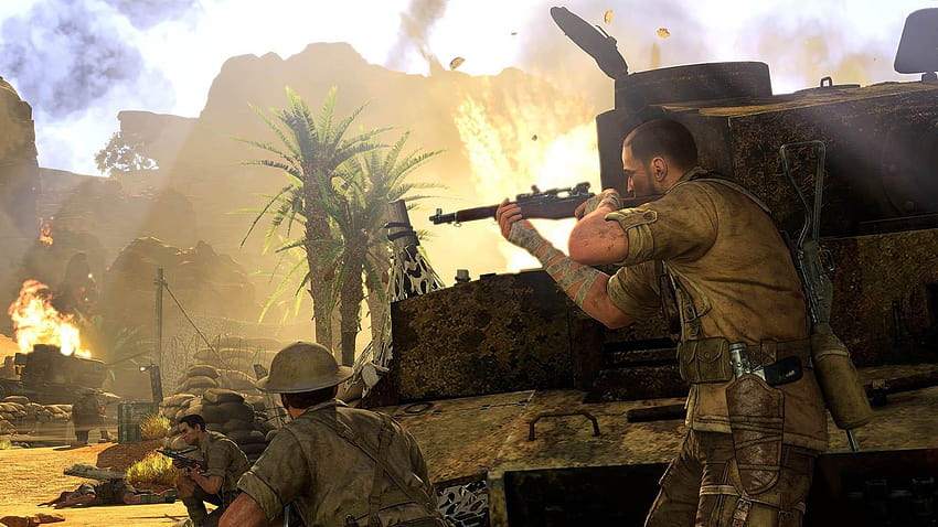 Sniper Elite iii Afrika 2014 HD-Hintergrundbild