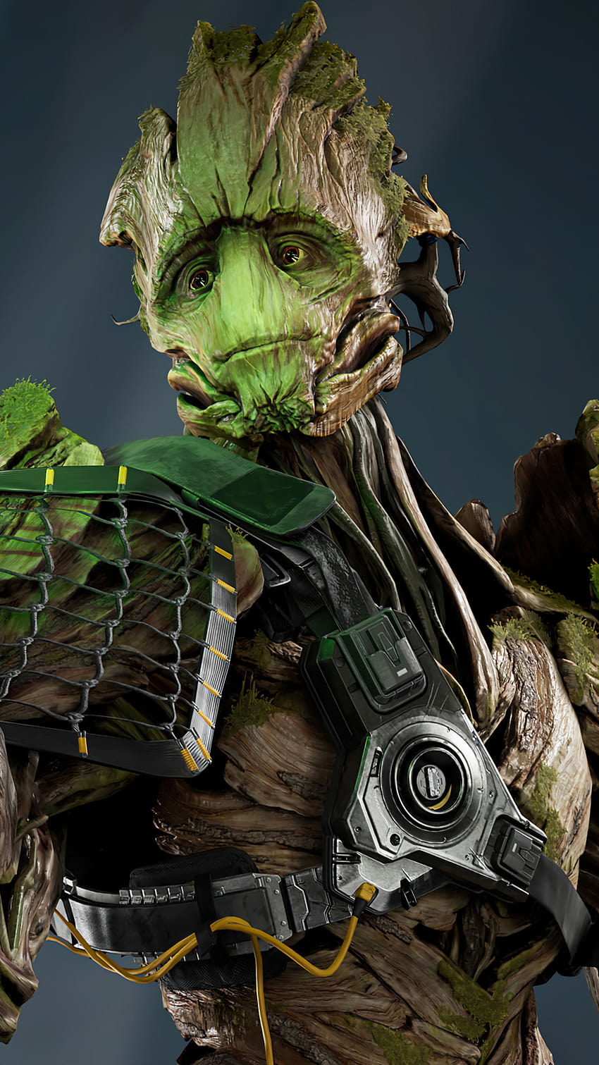 Groot Marvel's Guardians of The Galaxy Game Ultra Mobile, guardianes de la galaxia móvil fondo de pantalla del teléfono
