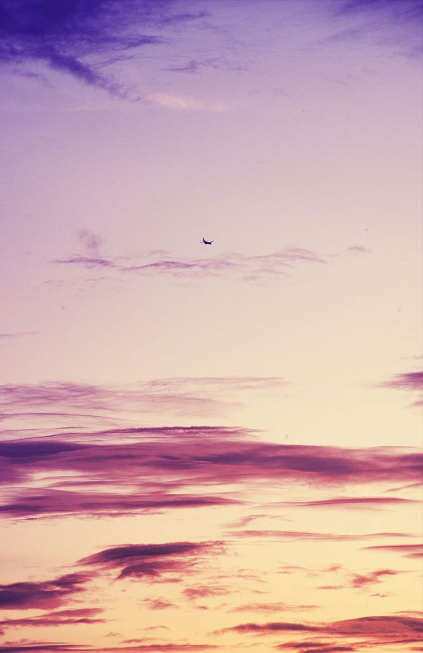 Awesome Cloud Iphone Per Chi Vive A Cuckoo, iphone con nuvole viola rosa Sfondo del telefono HD