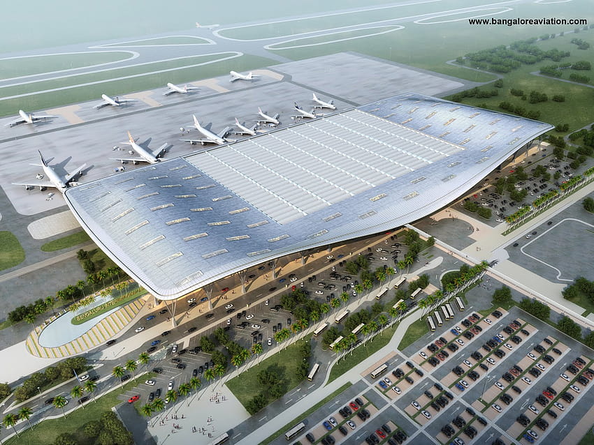 and Video: Bangalore airport terminal 1 to be expanded almost 100% – Bangalore Aviation HD wallpaper