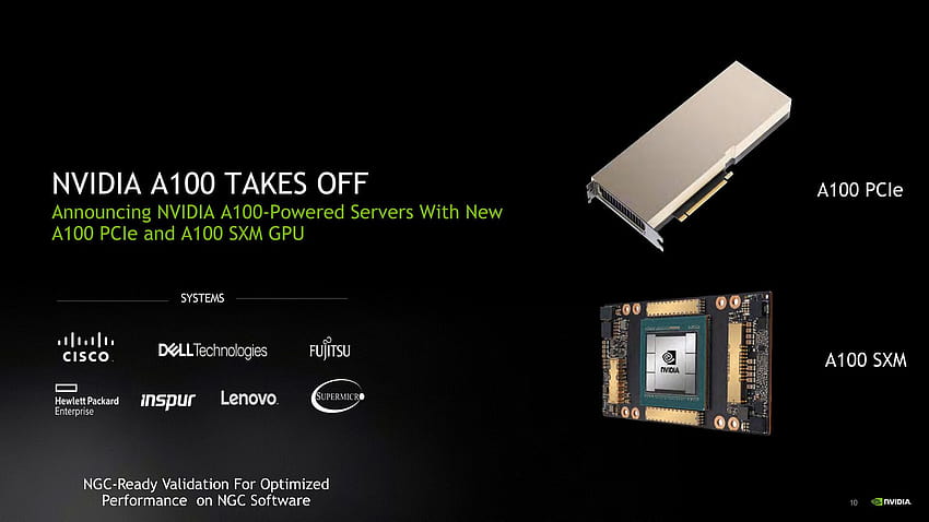 NVIDIA Ampere A100 PCIe GPU Launched, 20 Times Faster Than Volta, nvidia a100 HD wallpaper