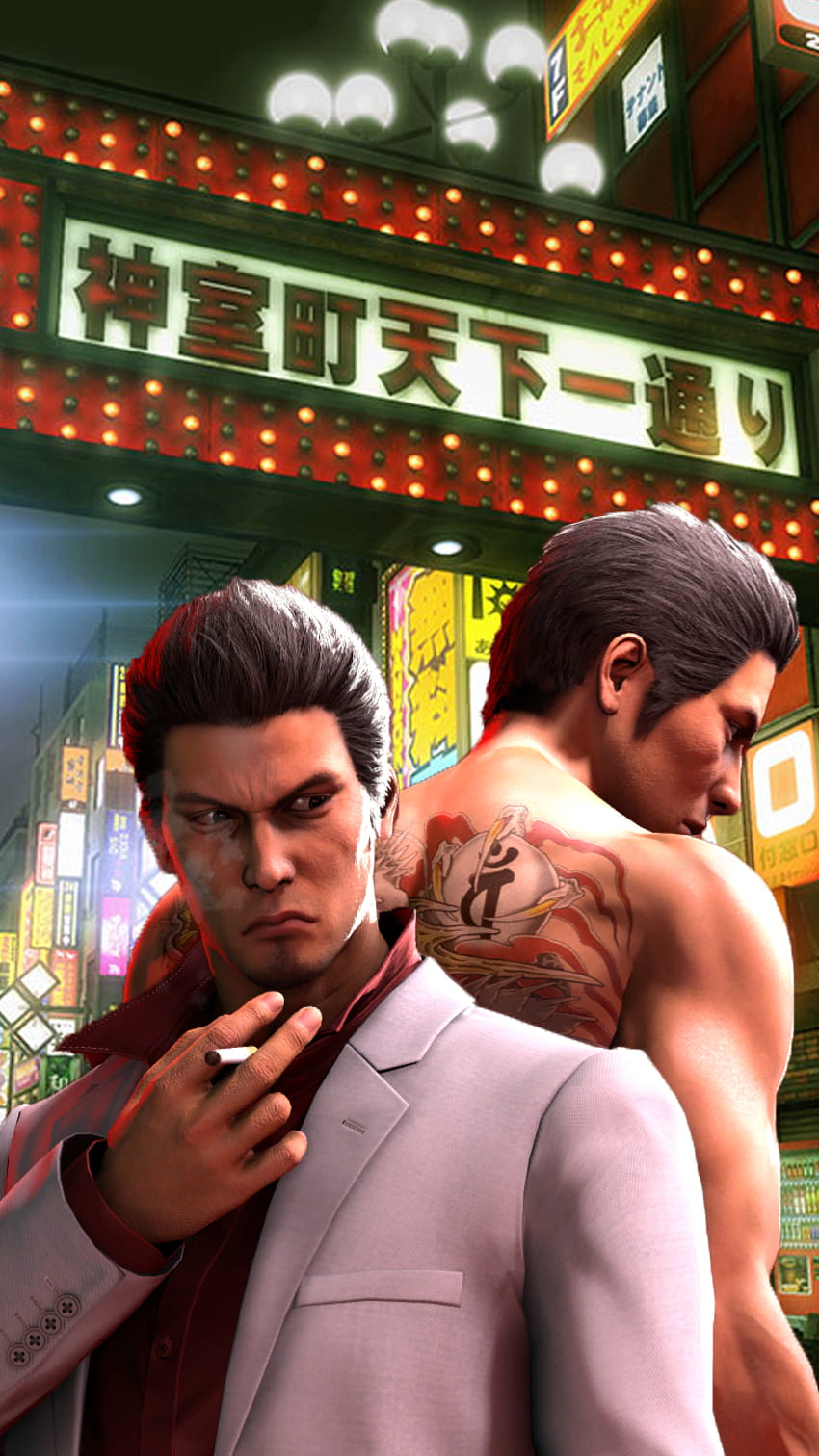 Phone of Kiryu I made : r/yakuzagames, yakuza 3 iphone HD phone wallpaper