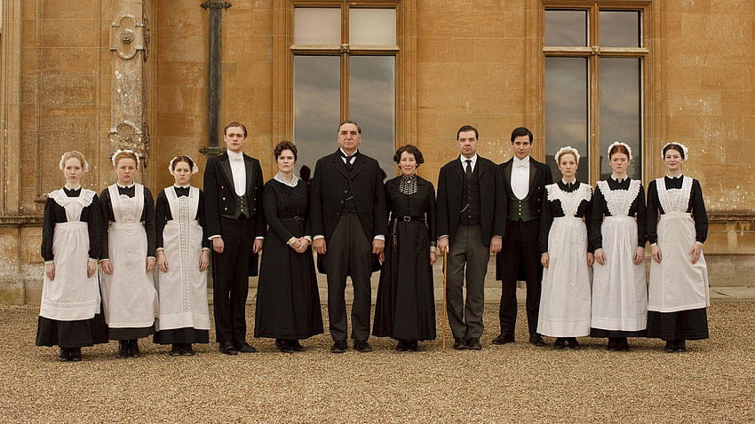 DOWNTON ABBEY britisches Historiendrama Fernsehen d, Weihnachten in Downton Abbey HD-Hintergrundbild