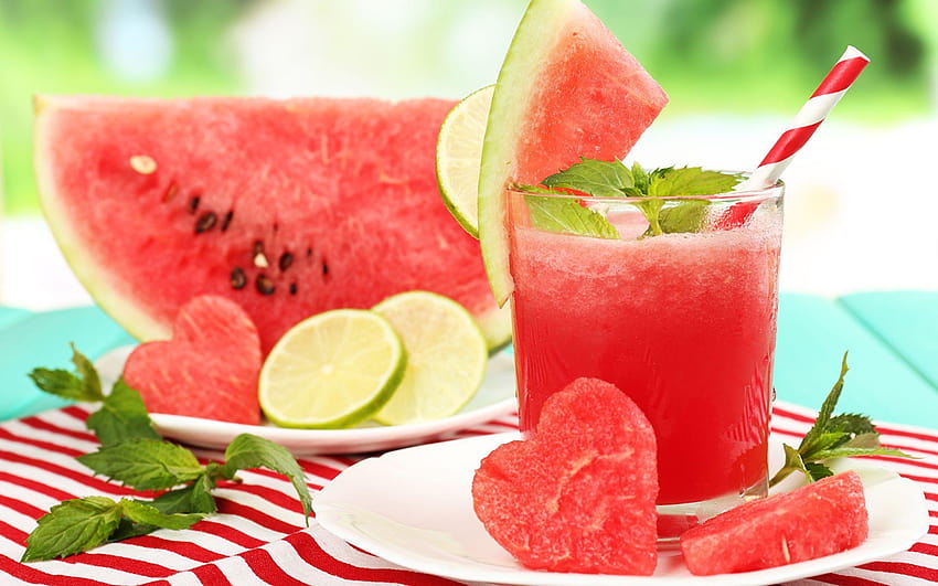 Heart Juice Watermelons Highball glass Food Drinks 1920x1200 HD wallpaper