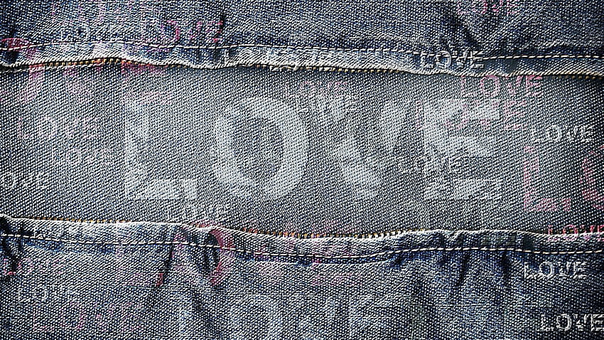 Denim Blue Jeans With Stamp And Hole Background Stock Photo - Download  Image Now - Arts Culture and Entertainment, Backgrounds, Banner - Sign -  iStock