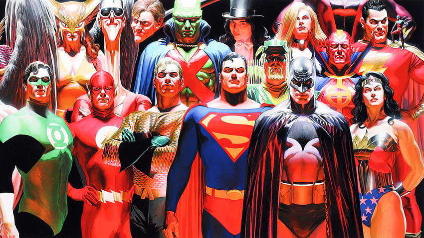 Justice League Of America Src Terbaik Alex Ross Wallpaper HD