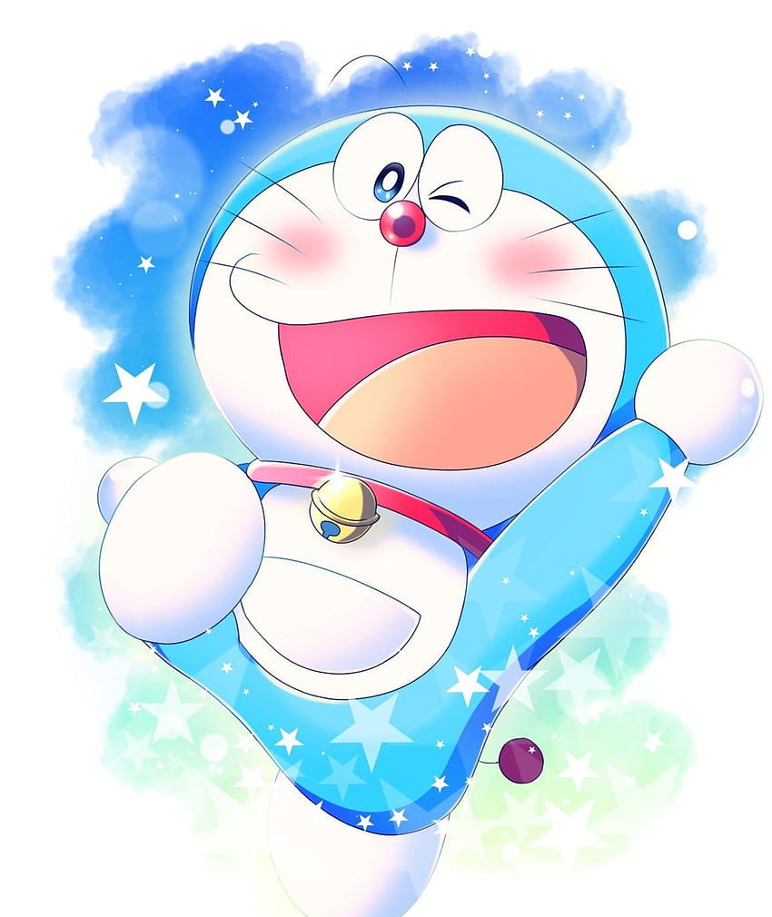 Tła Śliczny Doraemon, kreskówka Doraemon Tapeta na telefon HD