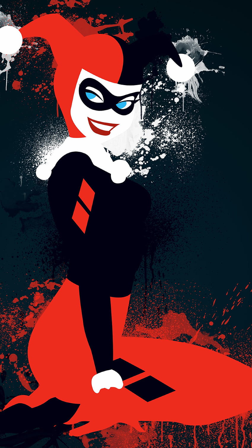 Harley Quinn Comic Artwork Risoluzione 240x320, harley quinn classico Sfondo del telefono HD